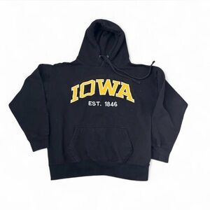 Black Iowa Hoodie